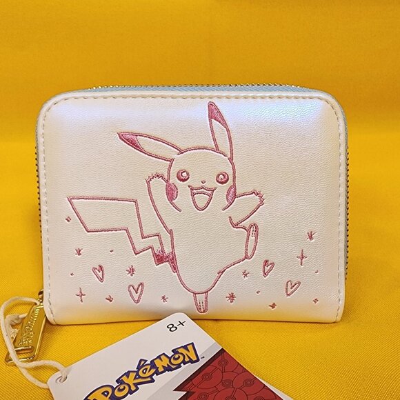 Loungefly Pokemon Iridescent Pikachu Zip Around Wallet NEW - Picture 1 of 13